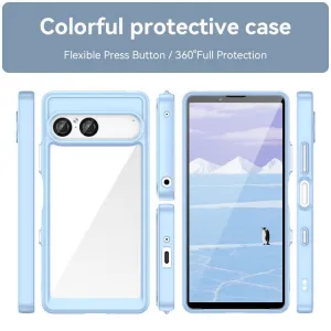 CRYSTAL Ochranný kryt pre Sony Xperia 10 VII modrý
