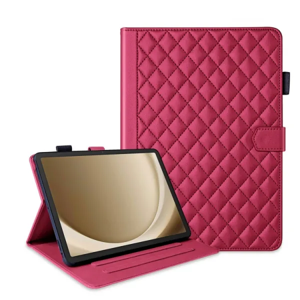 LATTICE Zaklápacie puzdro pre Samsung Galaxy Tab A11+ tmavoružové
