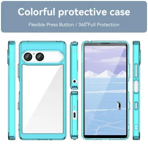 CRYSTAL Ochranný kryt pre Sony Xperia 10 VII tyrkysový