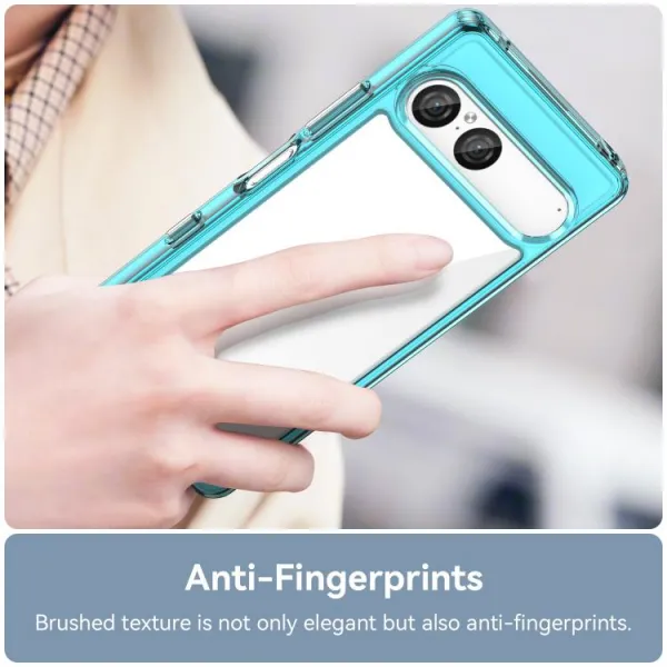 CRYSTAL Ochranný kryt pre Sony Xperia 10 VII tyrkysový