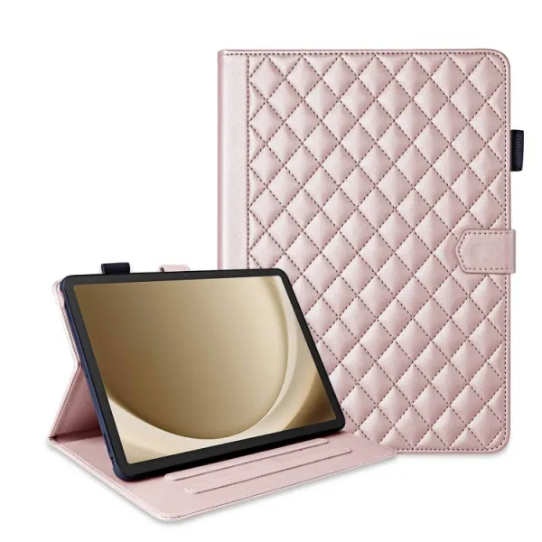 LATTICE Zaklápacie puzdro pre Samsung Galaxy Tab A11+ svetloružové