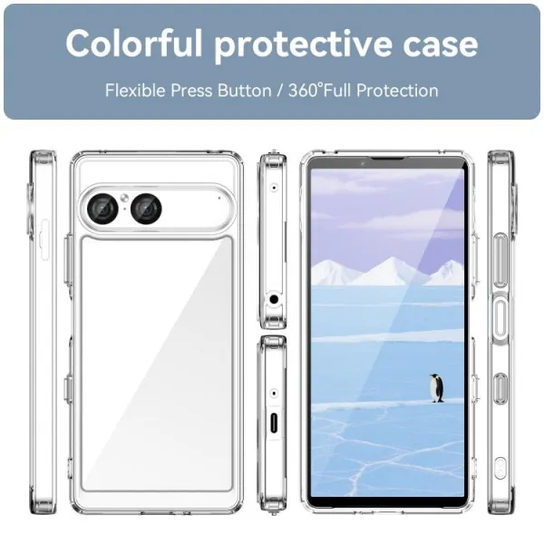 CRYSTAL Ochranný kryt pre Sony Xperia 10 VII priehľadný