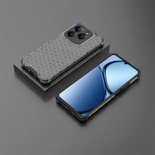 HONEYCOMB Ochranný kryt Realme C61 čierny