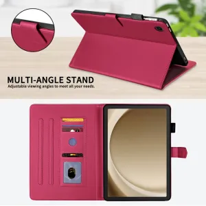 LATTICE Zaklápacie puzdro pre Samsung Galaxy Tab A11+ tmavoružové