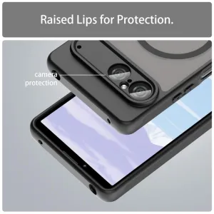 FANDUN MAGSAFE Ochranný kryt pre Sony Xperia 10 VII čierny