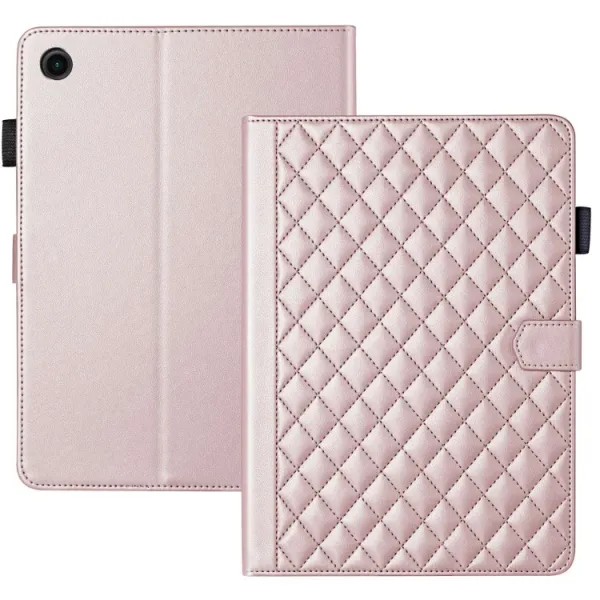 LATTICE Zaklápacie puzdro pre Samsung Galaxy Tab A11+ svetloružové