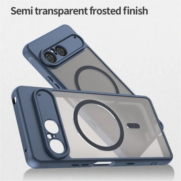 FANDUN MAGSAFE Ochranný kryt pre Sony Xperia 10 VII modrý