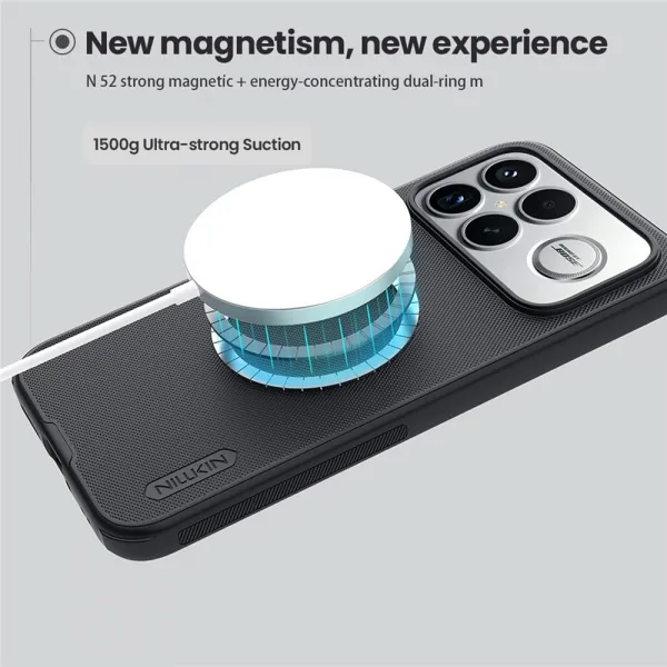 NILLKIN FROSTED MAGSAFE Ochranný kryt pre POCO F8 Ultra čierny