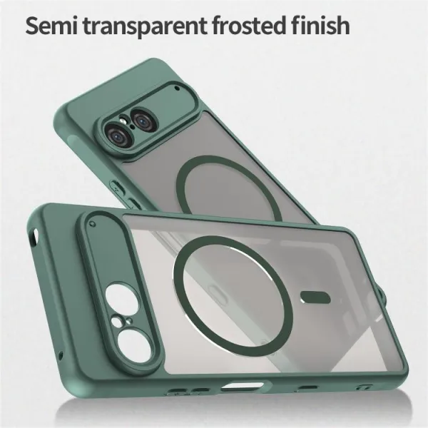 FANDUN MAGSAFE Ochranný kryt pre Sony Xperia 10 VII zelený