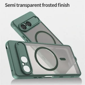 FANDUN MAGSAFE Ochranný kryt pre Sony Xperia 10 VII zelený