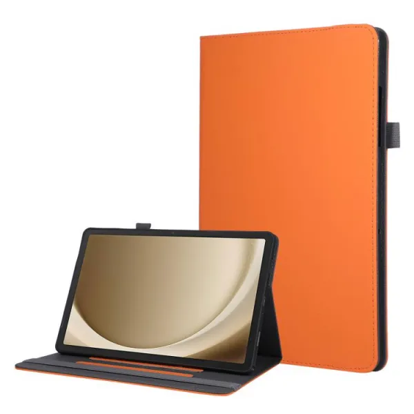 MACARON Zaklápacie puzdro pre Samsung Galaxy Tab A11 oranžové
