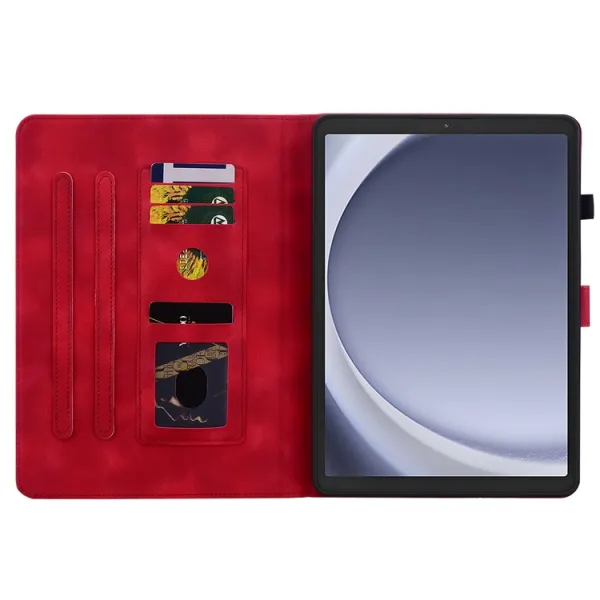 ART LILY Zaklápacie puzdro pre Samsung Galaxy Tab A11 červené