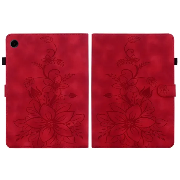 ART LILY Zaklápacie puzdro pre Samsung Galaxy Tab A11 červené