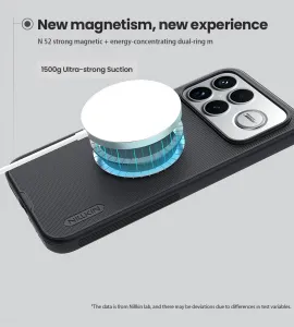 NILLKIN FROSTED MAGSAFE Ochranný kryt pre POCO F8 Ultra čierny