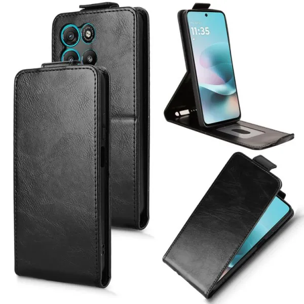 Vyklápacie puzdro pre Motorola Moto G57 Power čierne