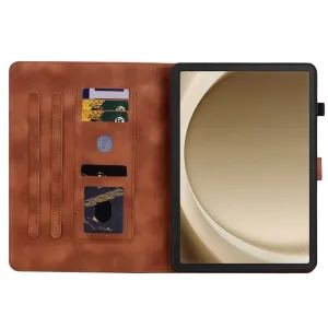 ART LILY Zaklápacie puzdro pre Samsung Galaxy Tab A11+ hnedé