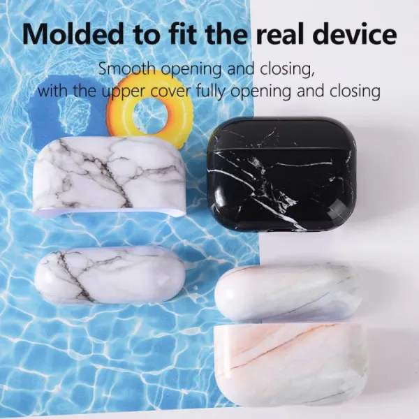 MARBLE Puzdro pre slúchadlá Apple AirPods Pro 3 WHITE