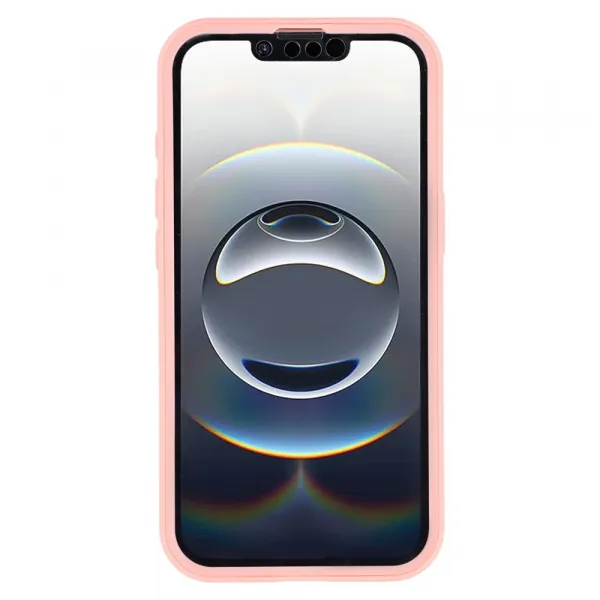 DUAL Obojstranný kryt s fóliou Apple iPhone 16e / iPhone 17e ružový