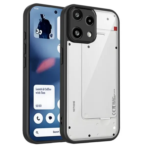 CRYSTAL Ochranný kryt pre Nothing Phone 3a Lite čierny