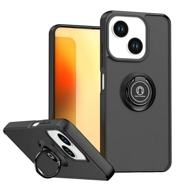 SHADOW Ochranný kryt s držiakom ZTE Blade A35e čierny
