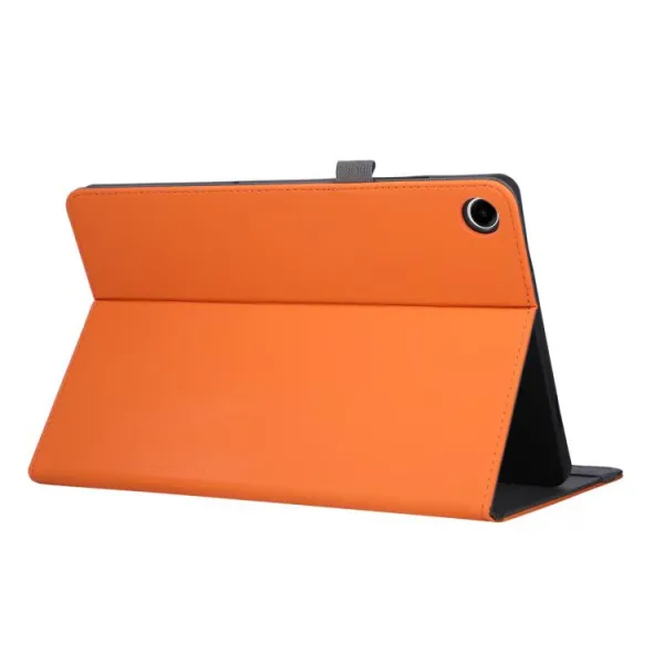 MACARON Zaklápacie puzdro pre Samsung Galaxy Tab A11 oranžové