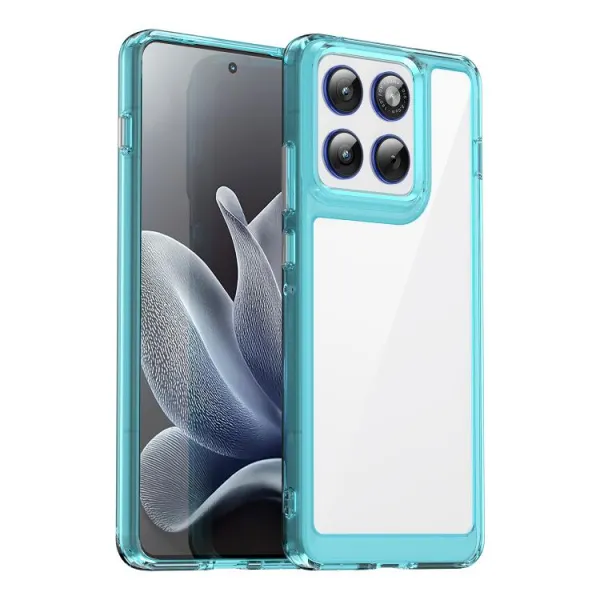 CRYSTAL Ochranný kryt pre Motorola Edge 70 tyrkysový