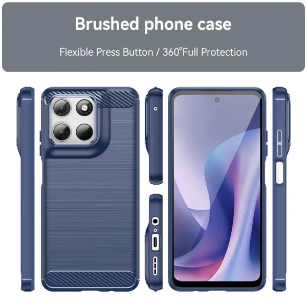FLEXI TPU Ochranný obal Motorola Moto G57 Power modrý
