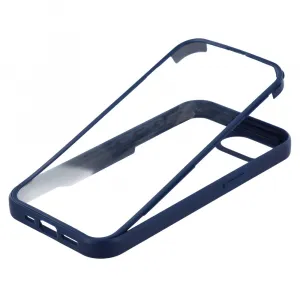 DUAL Obojstranný kryt s fóliou Apple iPhone 16e / iPhone 17e modrý