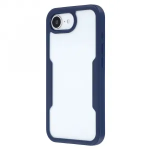 DUAL Obojstranný kryt s fóliou Apple iPhone 16e / iPhone 17e modrý