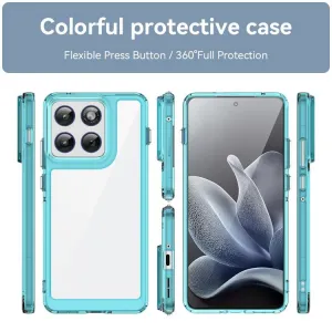 CRYSTAL Ochranný kryt pre Motorola Edge 70 tyrkysový