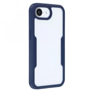 DUAL Obojstranný kryt s fóliou Apple iPhone 16e / iPhone 17e modrý