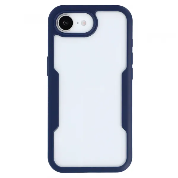 DUAL Obojstranný kryt s fóliou Apple iPhone 16e / iPhone 17e modrý