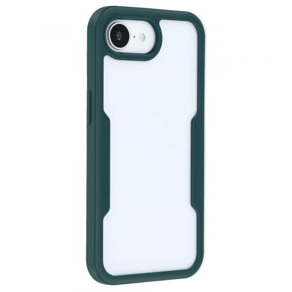 DUAL Obojstranný kryt s fóliou Apple iPhone 16e / iPhone 17e zelený