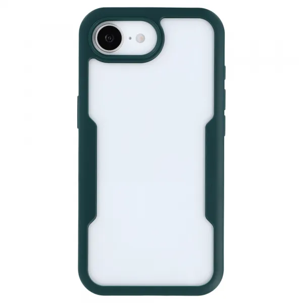 DUAL Obojstranný kryt s fóliou Apple iPhone 16e / iPhone 17e zelený
