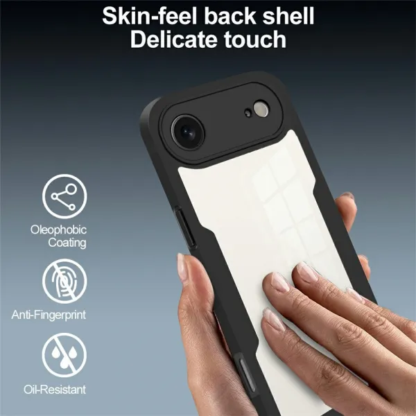 DUAL Obojstranný kryt s fóliou Apple iPhone Air modrý