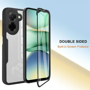 DUAL Obojstranný kryt s fóliou Xiaomi Redmi A5 ružový