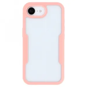 DUAL Obojstranný kryt s fóliou Apple iPhone 16e / iPhone 17e ružový