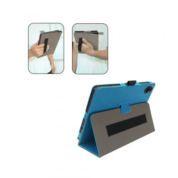 CLEVER Zaklápacie puzdro pre Doogee Tab E3 Max svetlomodré