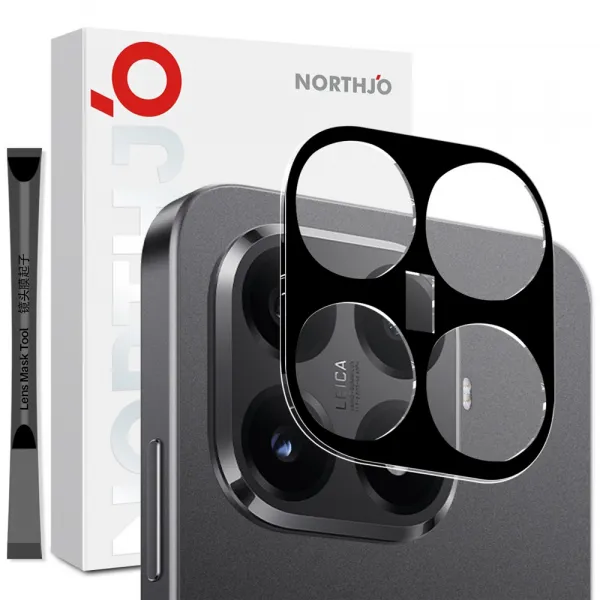 NORTHJO FULL COVER Sklo pre fotoaparát Xiaomi 15T Pro BLACK