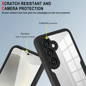 DUAL Obojstranný kryt s fóliou Samsung Galaxy S25 FE ružový