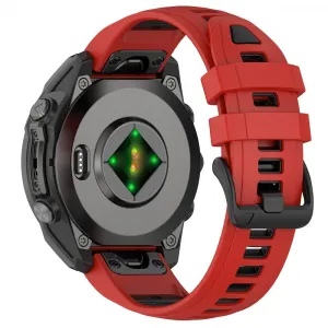 SPORTY QUICK FIT Vymeniteľný silikónový remienok Garmin - šírka 20mm červený
