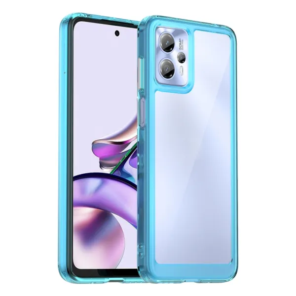 CRYSTAL Ochranný kryt pre Motorola Moto G13 / G23 tyrkysový
