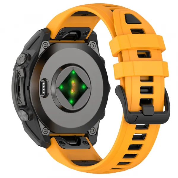 SPORTY QUICK FIT Vymeniteľný silikónový remienok Garmin - šírka 20mm oranžový