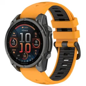 SPORTY QUICK FIT Vymeniteľný silikónový remienok Garmin - šírka 20mm oranžový