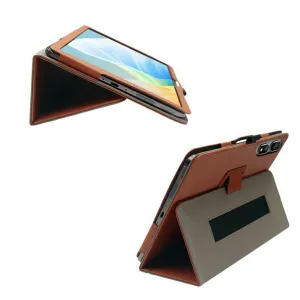 CLEVER Zaklápacie puzdro pre Blackview Tab 60 Pro hnedé