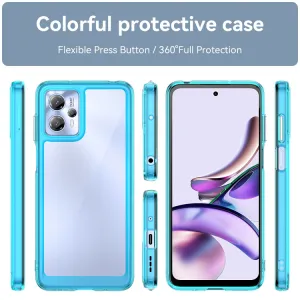 CRYSTAL Ochranný kryt pre Motorola Moto G13 / G23 tyrkysový