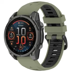 SPORTY QUICK FIT Vymeniteľný silikónový remienok Garmin - šírka 20mm tmavozelený