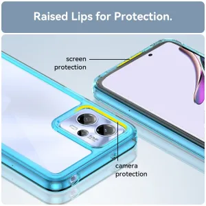 CRYSTAL Ochranný kryt pre Motorola Moto G13 / G23 tyrkysový