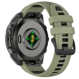 SPORTY QUICK FIT Vymeniteľný silikónový remienok Garmin - šírka 20mm tmavozelený