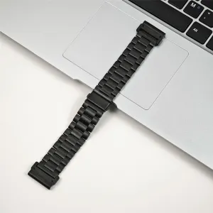 CLASSIC Kovový remienok QuickFit pre Garmin - šírka 20mm čierny